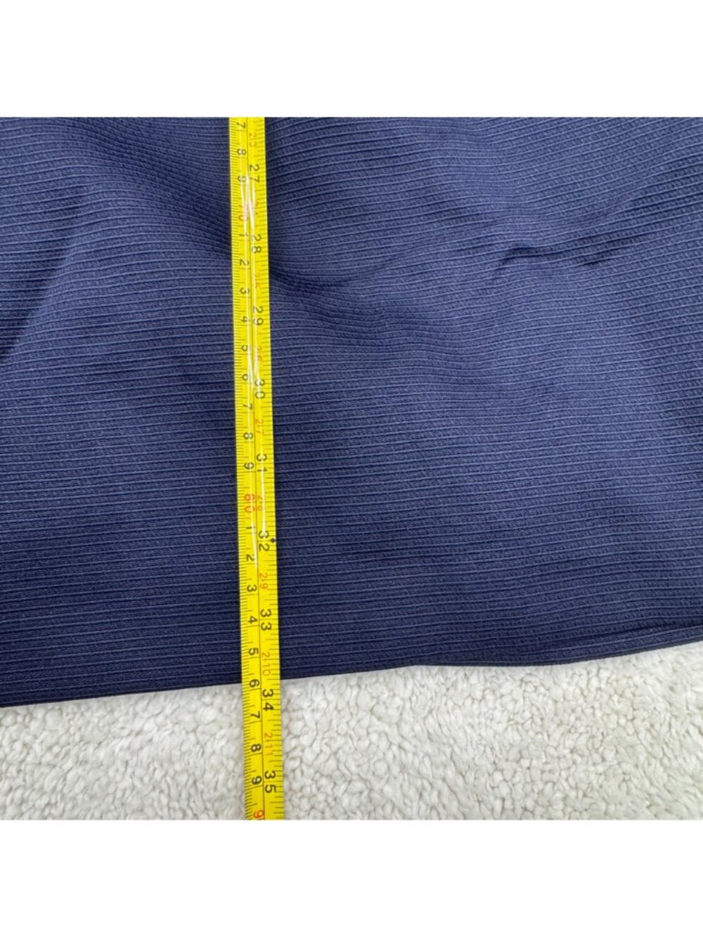 Tahari Petite Women's Navy Blue Sleeveless Dress Bow Detail, Size 10P - Picture 6 of 9